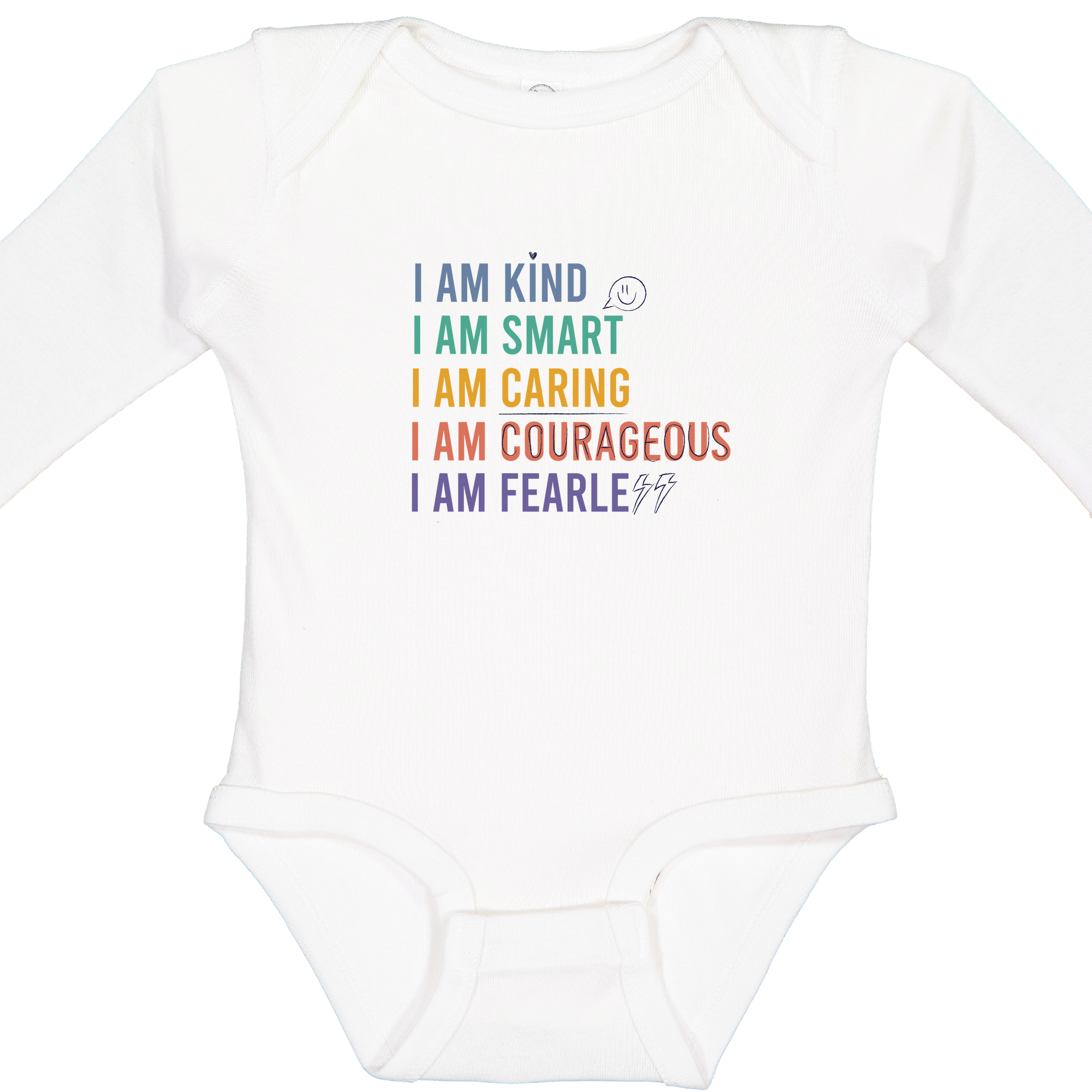 Infant Long Sleeve Bodysuit | I am Kind Bodysuit | KIND KIDDO