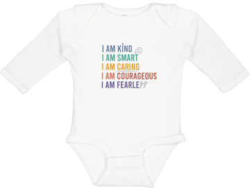 Infant Long Sleeve Bodysuit | I am Kind Bodysuit | KIND KIDDO