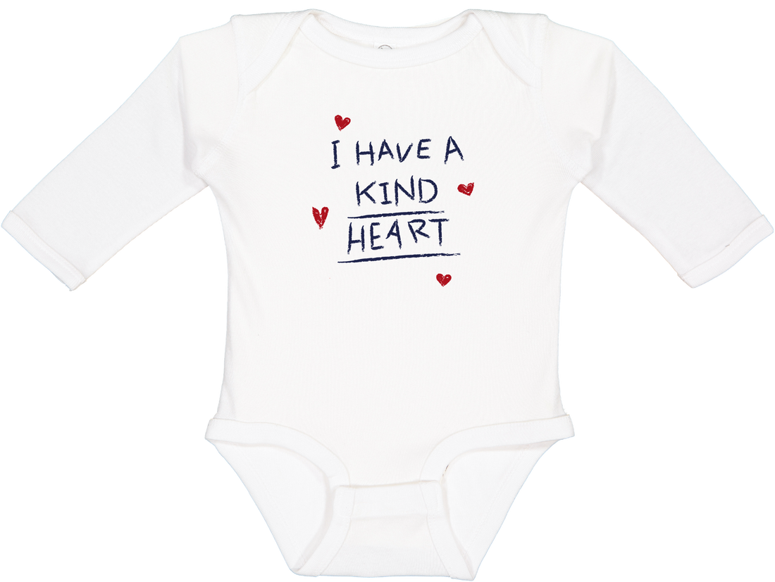 Kind Heart Infant Bodysuit | Infant Long-Sleeve Outfit | KIND KIDDO