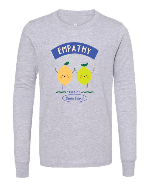 Toddler Soft T-Shirts | Empathy Long Sleeve T-Shirt | KIND KIDDO