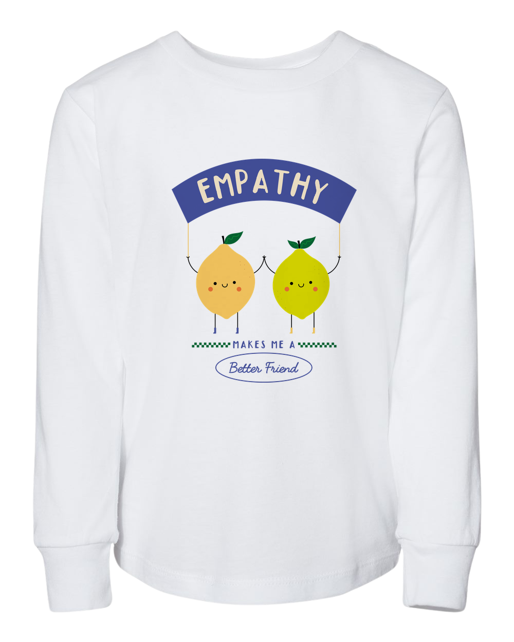 Toddler Soft T-Shirts | Empathy Long Sleeve T-Shirt | KIND KIDDO