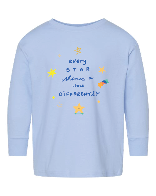 Kids Star Shines T-Shirt | KIds Long Sleeve T-Shirt | KIND KIDDO