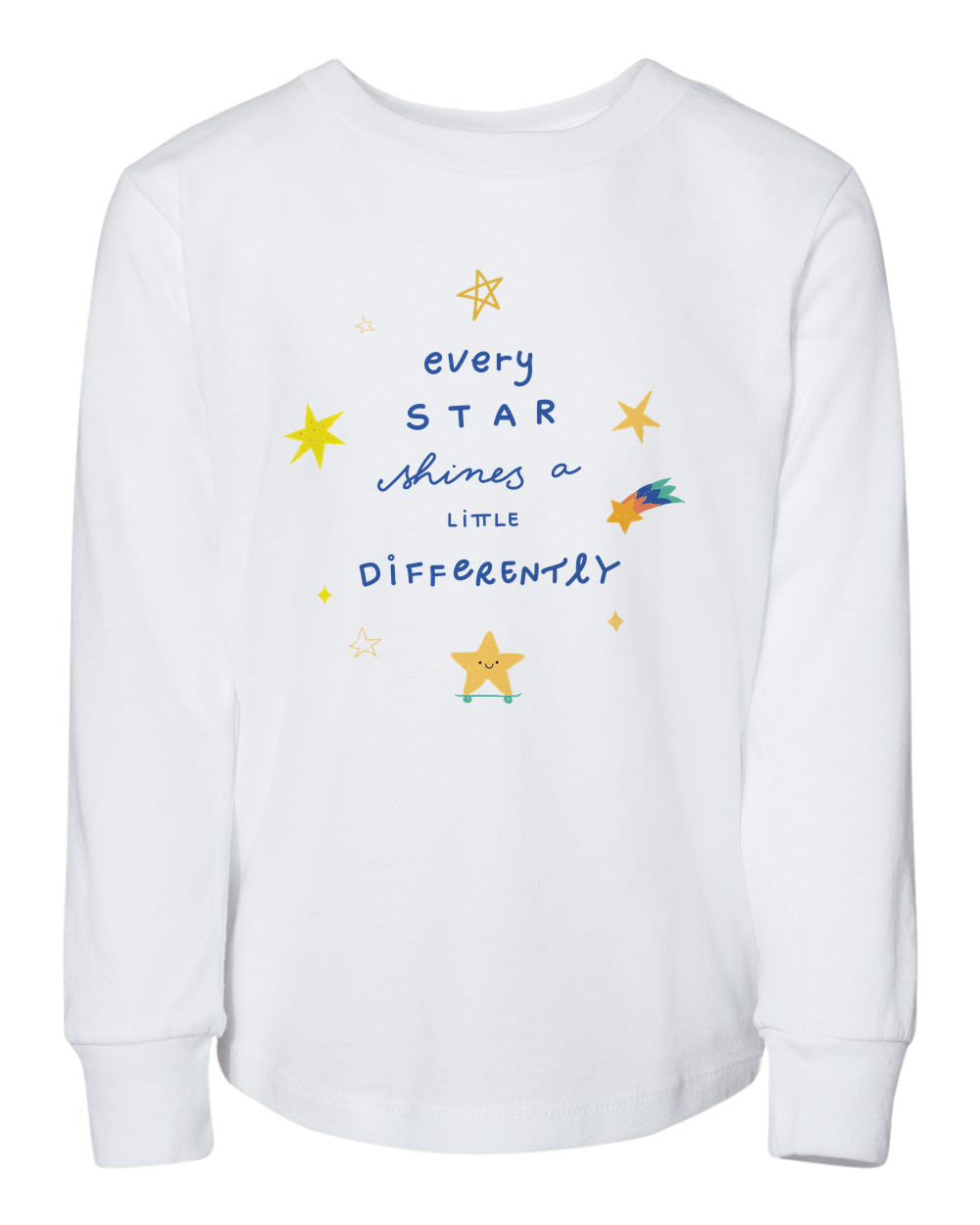 Kids Star Shines T-Shirt | KIds Long Sleeve T-Shirt | KIND KIDDO