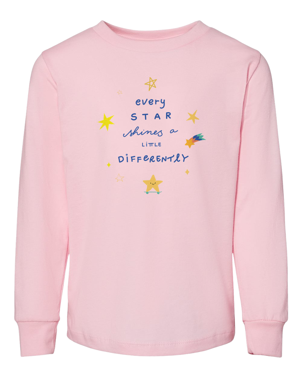 Kids Star Shines T-Shirt | KIds Long Sleeve T-Shirt | KIND KIDDO