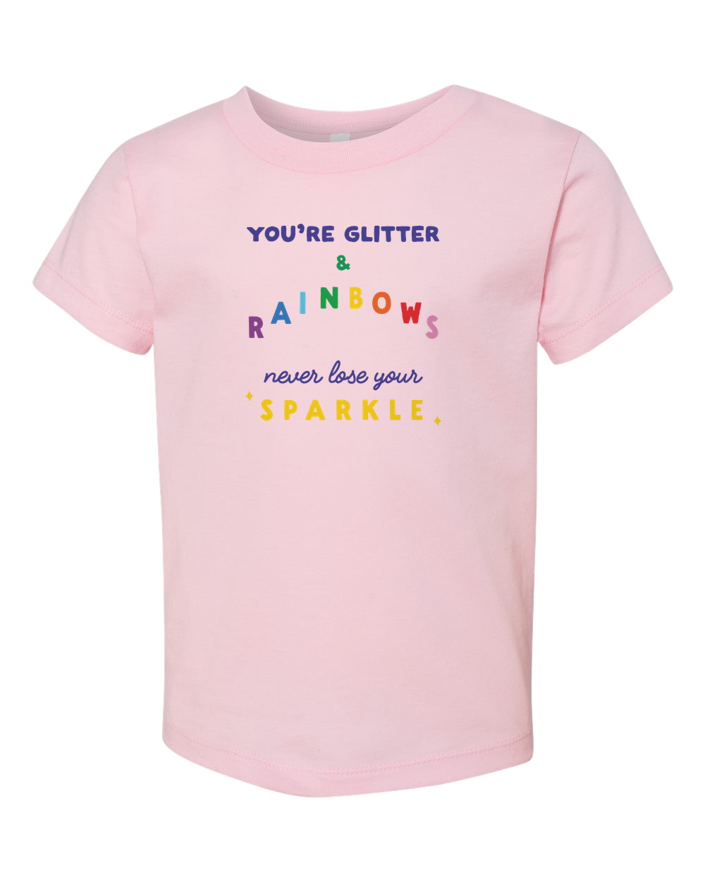 Fine Jersey Rainbow Tee | Rainbows Toddler T-Shirt | KIND KIDDO